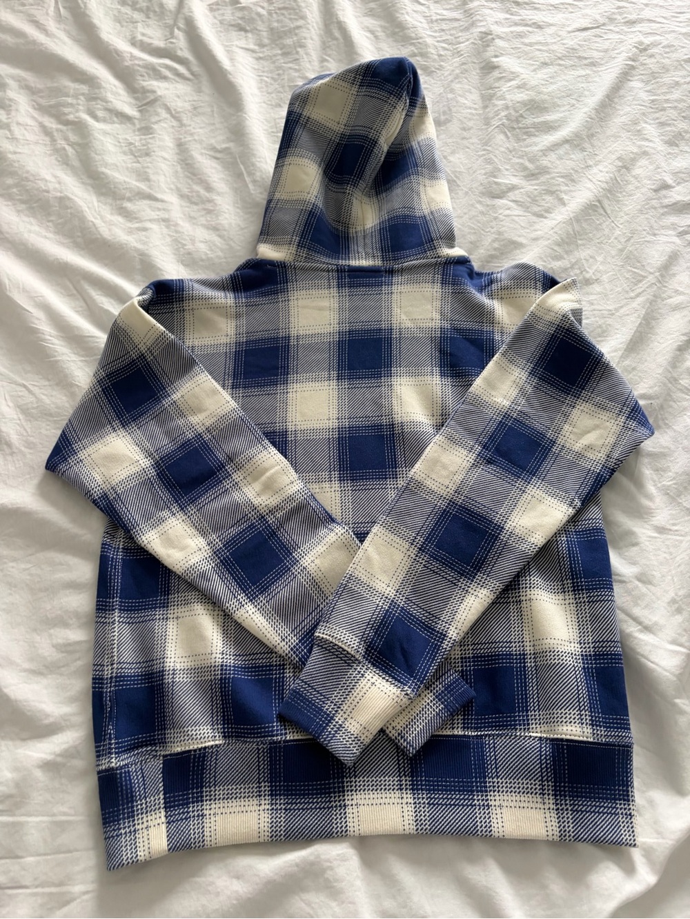 Polo Ralph Lauren Women’s Plaid Polo Bear Hoodie - Picture 11 of 14